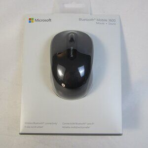 Microsoft Bluetooth Mobile 3600 Black Mouse - Model # 1730 -  New & Sealed